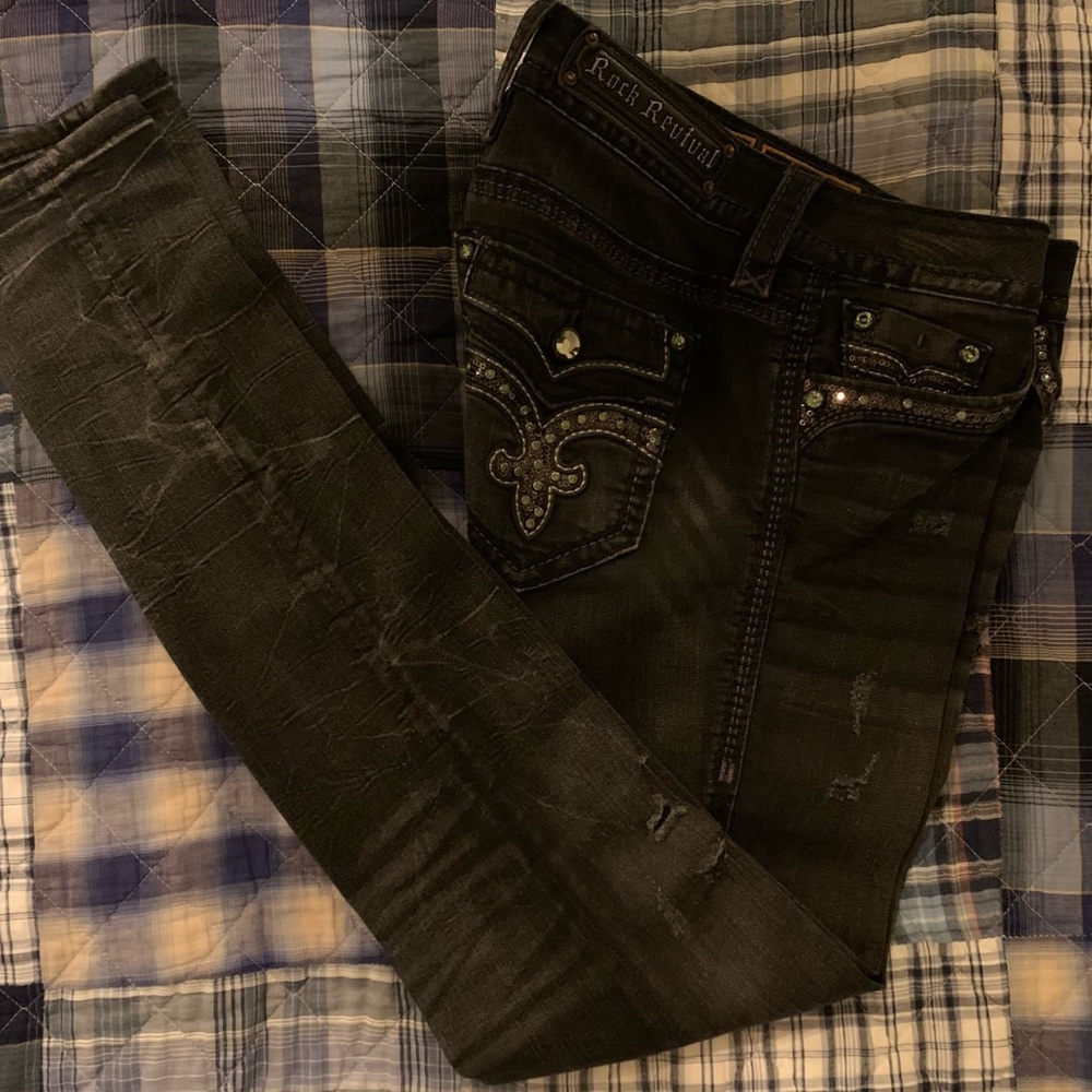 Rock Revival Buckle Exclusive Skinny Distressed